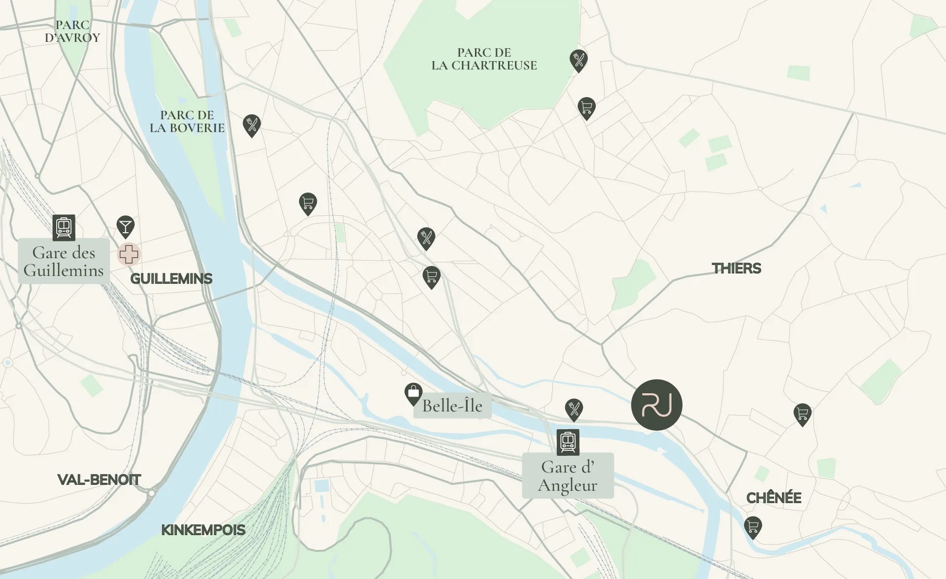 Situation — Quai des Ardennes, Chênée